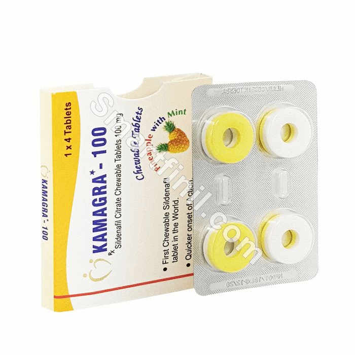 Kamagra Polo Chewable 100mg (Sildenafil Citrate)