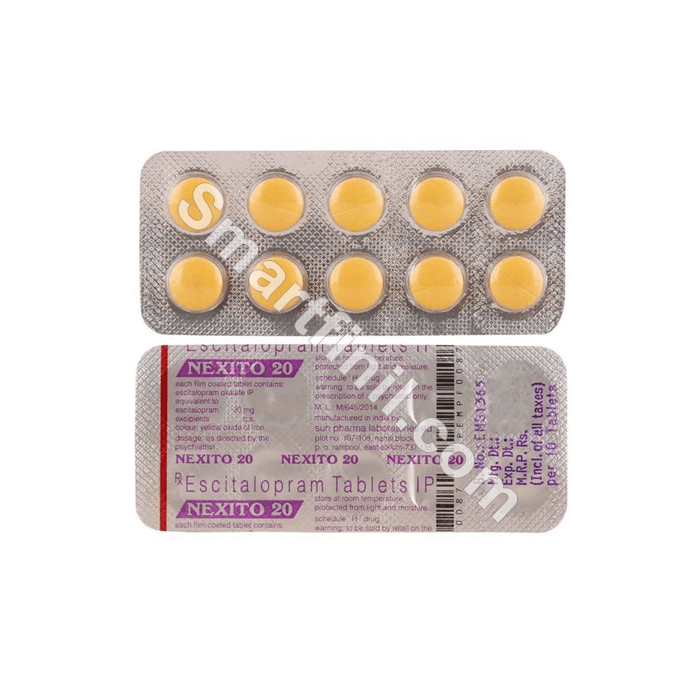 Nexito 20mg (Escitalopram Oxalate)