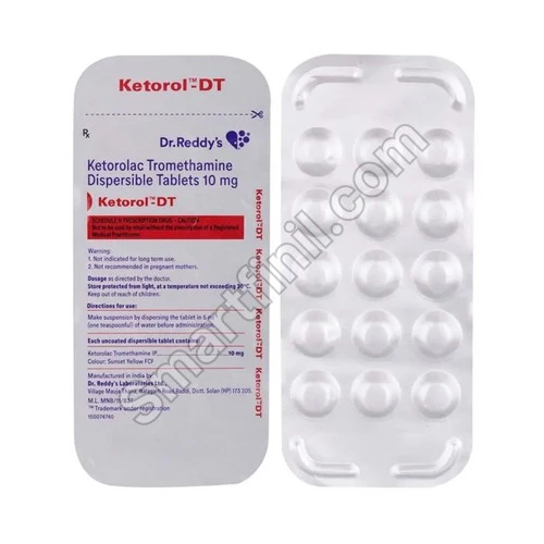 Ketorol-DT 10mg Tablet (Ketorolac)