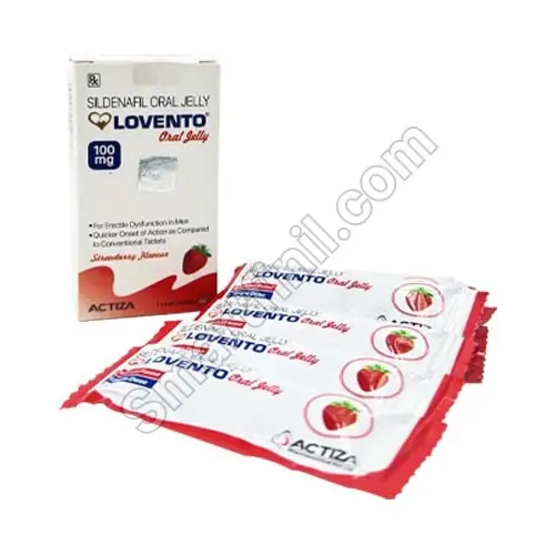 Lovento Oral Jelly Strawberry Flavour
